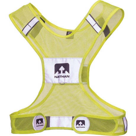 Nathan Streak Reflective Vest Neon Yellow L/XL - Fitness New Zealand