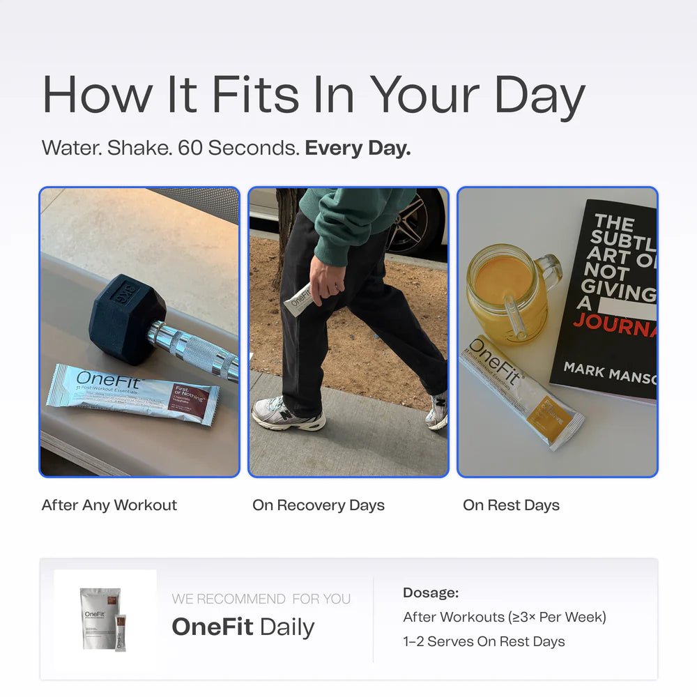 OneFit Recovery Vanilla 35g Sachet - Fitness New Zealand