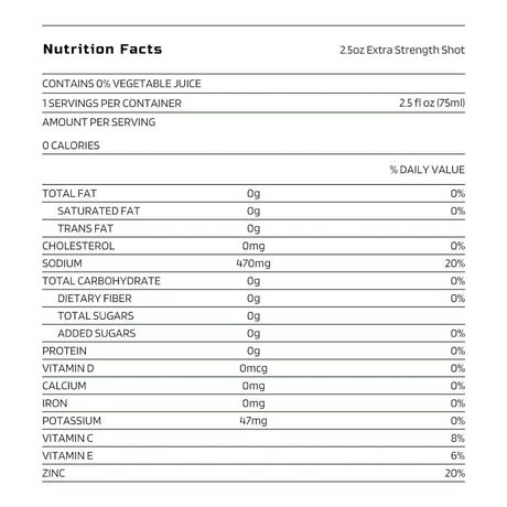 Pickle Juice Shot – Extra Strength – 75ml - Fitness New Zealand