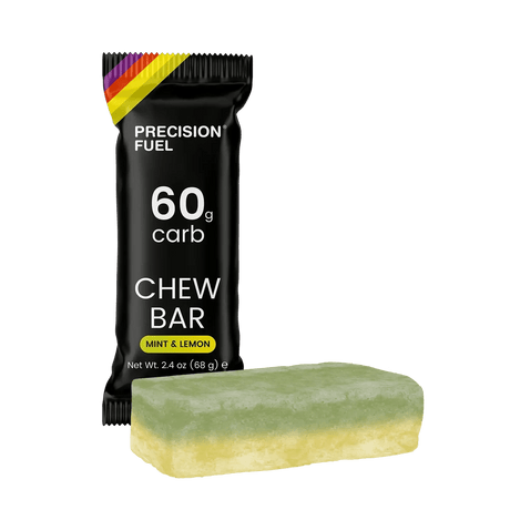 Precision Fuel PF 60 Chew Bar Mint & Lemon – 60g Carbohydrate Energy Bar - Fitness New Zealand