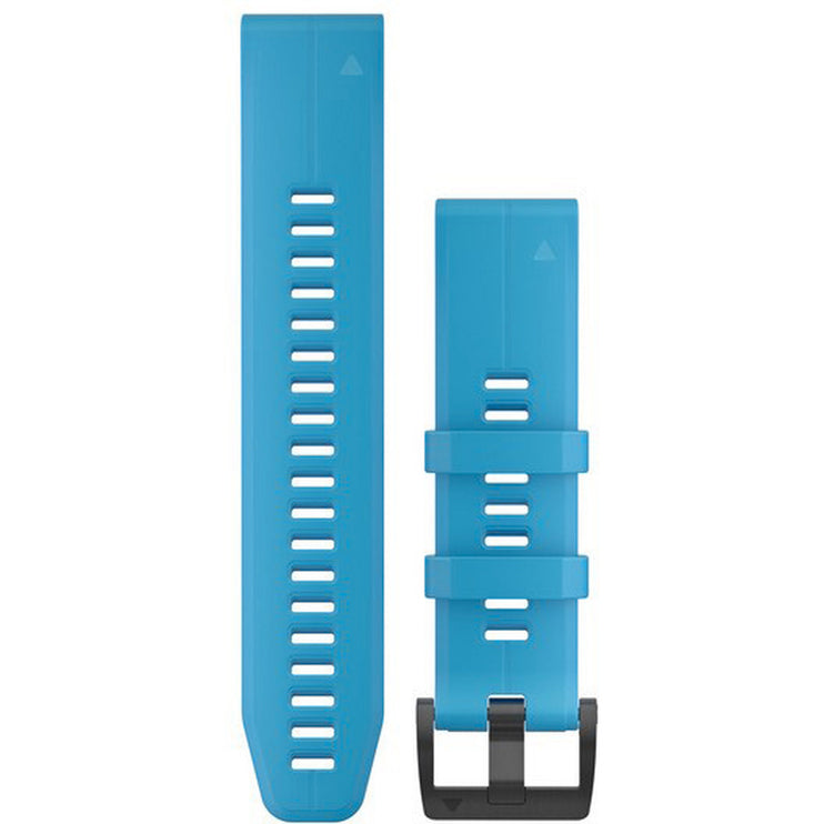 Garmin QuickFit 22 Watch Band – Cyan Blue Silicone