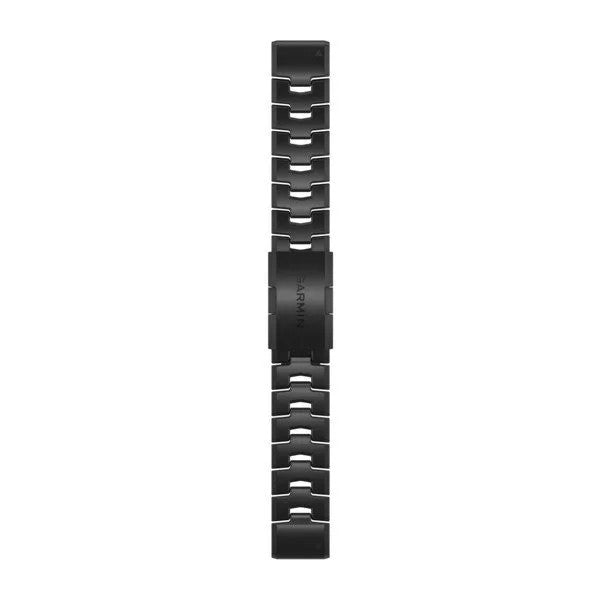 QuickFit 22 Watch Band – Vented Titanium Bracelet with Carbon Gray DLC Coating