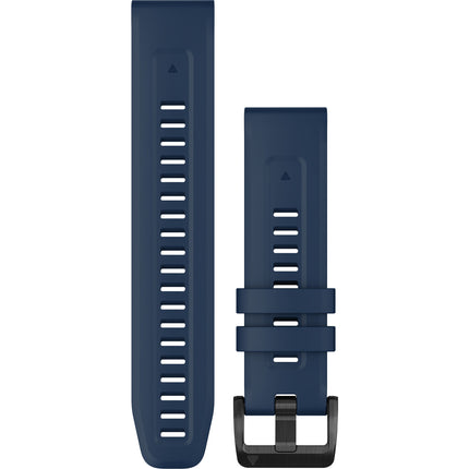 QuickFit 22 Watch Band – Captain Blue with Black Stainless Steel Hardware
