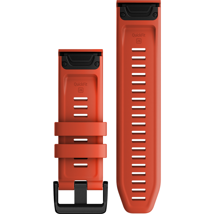 Garmin QuickFit 26 Watch Band Flame Red Silicone