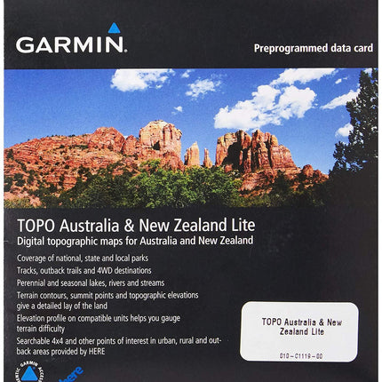 TOPO Australia and New Zealand Light microSD™/SD™ card