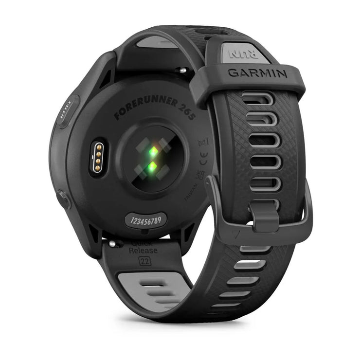 Garmin Forerunner 265 Multisport GPS Smartwatch – Black Bezel with Black Case