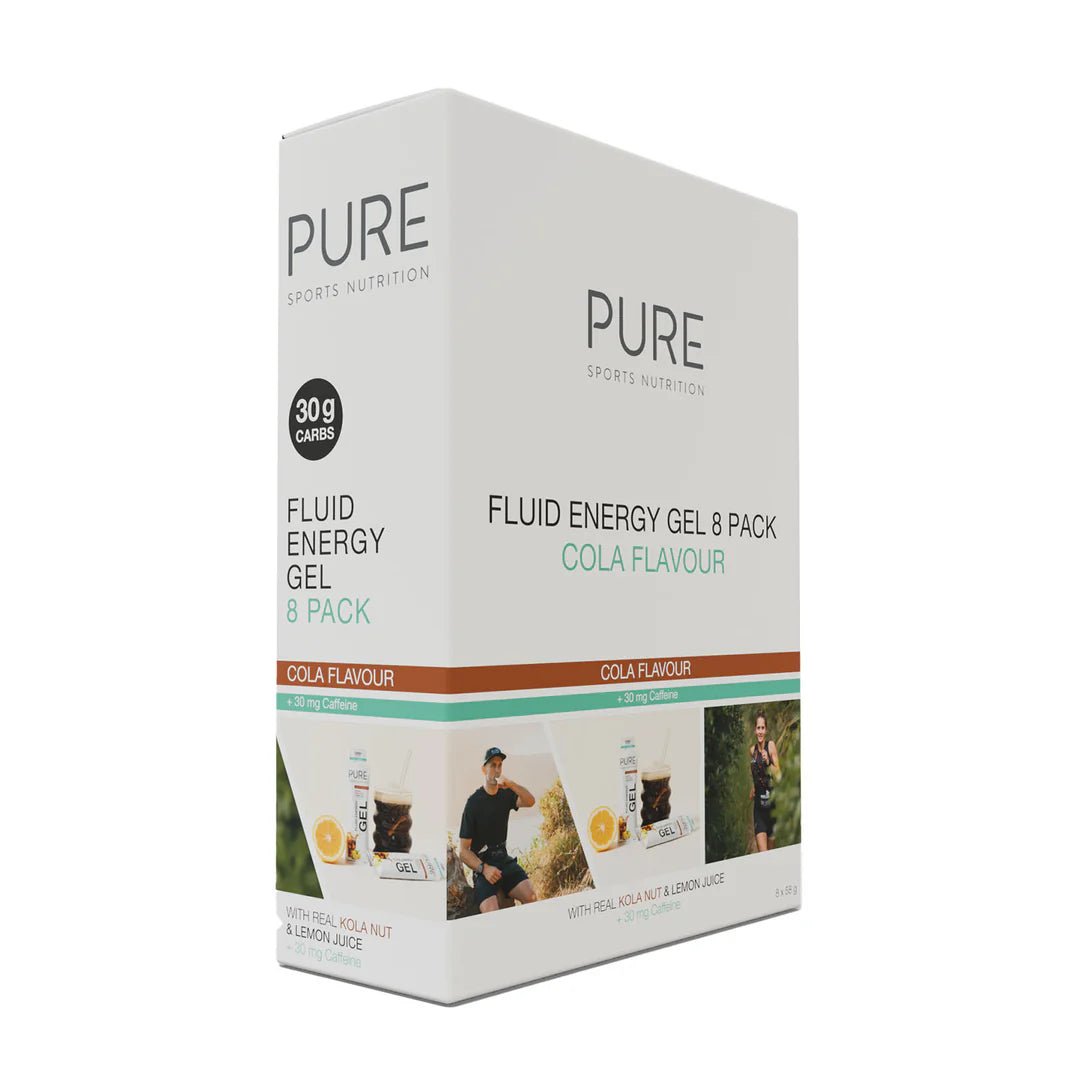 PURE Cola Energy Gel 50g - 8 Pack - Fitness New Zealand