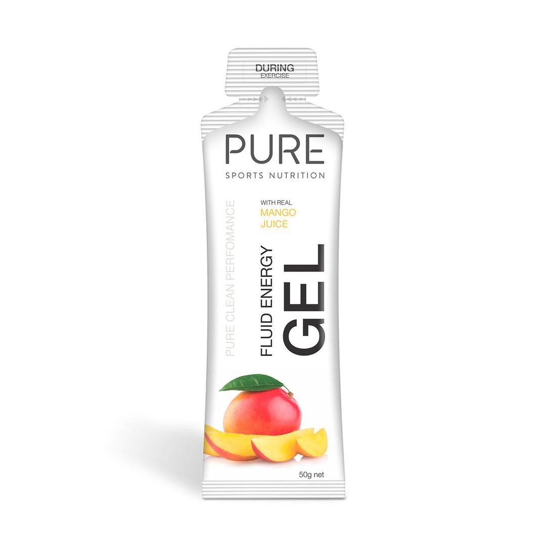 PURE Fluid Energy Gel - Mango 50G - Fitness New Zealand