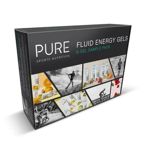PURE Fluid Energy Gels 8 - Pack Sample Box - Fitness New Zealand