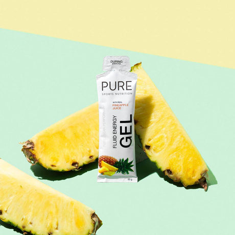 PURE Fluid Pineapple Energy Gel 50g - Fitness New Zealand