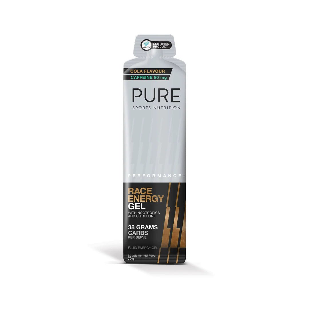 PURE Performance + Race Energy Gel - Cola + Caffeine - Fitness New Zealand