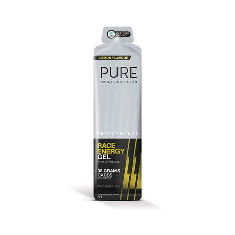 PURE Performance + Race Energy Gel - Lemon - Fitness New Zealand
