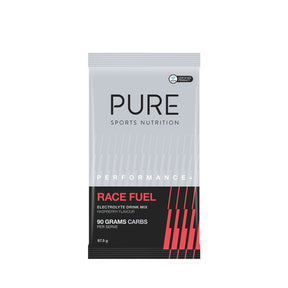 PURE Performance + Race Fuel - Raspberry – 98g Sachet - Fitness New Zealand