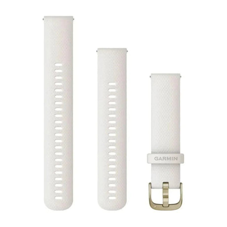 Quick Release Band 20mm – Ivory with Cream Gold Hardware - Fitness New Zealand