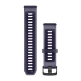 Quick Release Band (22 mm), Translucent Imperial Purple/Indigo with Slate Hardware - Fitness New Zealand