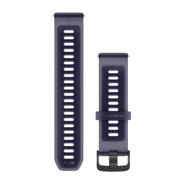 Quick Release Band (22 mm), Translucent Imperial Purple/Indigo with Slate Hardware - Fitness New Zealand