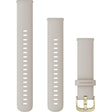 Quick Release Bands (18 mm) Light Sand with Light Gold Hardware - Fitness New Zealand