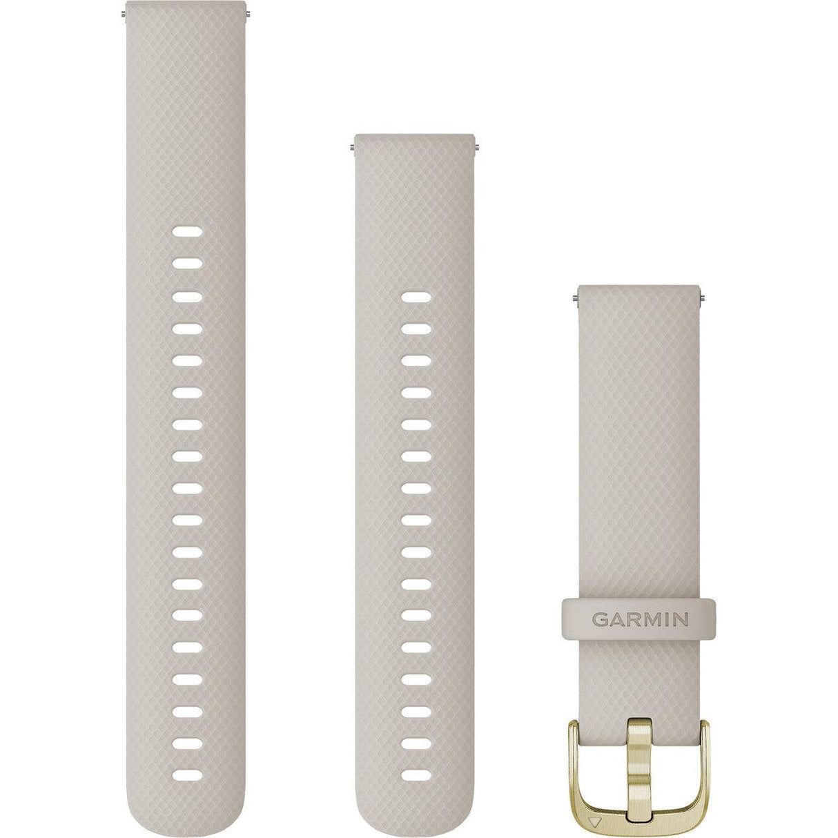 Quick Release Bands (18 mm) Light Sand with Light Gold Hardware - Fitness New Zealand