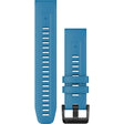 QuickFit 22 Watch Band – Cirrus Blue with Black Stainless Steel Hardware - Fitness New Zealand