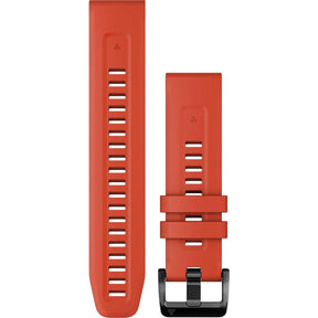QuickFit 22 Watch Band – Flame Red Silicone - Fitness New Zealand