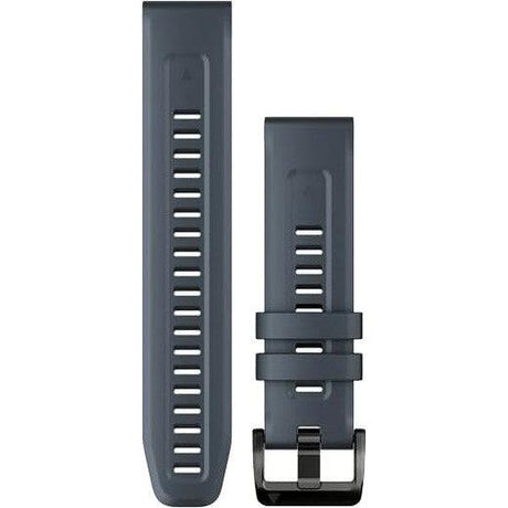 QuickFit 22 Watch Band – Granite Blue Silicone - Fitness New Zealand