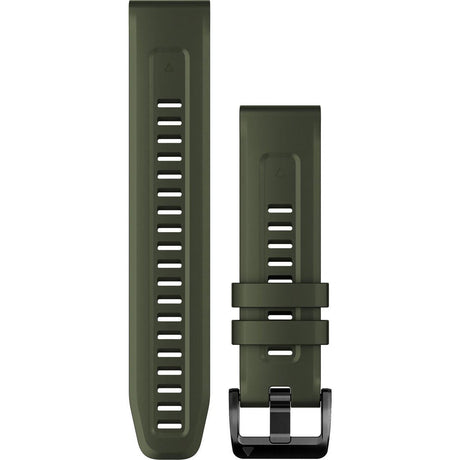 QuickFit 22 Watch Band – Moss Silicone - Fitness New Zealand