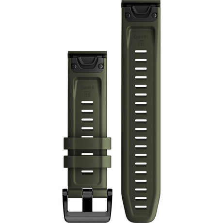 QuickFit 22 Watch Band – Moss Silicone - Fitness New Zealand