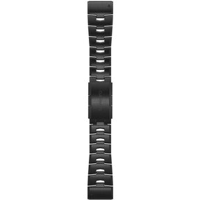 QuickFit 26 Watch Band Carbon Grey DLC Vented Titanium Band - Fitness New Zealand