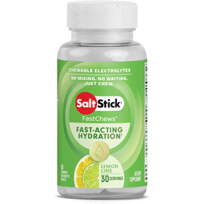 SaltStick FastChews - 60 Chewable Electrolytes - Lemon - Lime - Fitness New Zealand