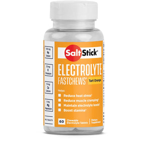 SaltStick FastChews - 60 Chewable Electrolytes - Tart Orange - Fitness New Zealand
