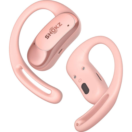 SHOKZ OpenFit Air True Wireless Open - Ear Headphones (Pink) - Fitness New Zealand