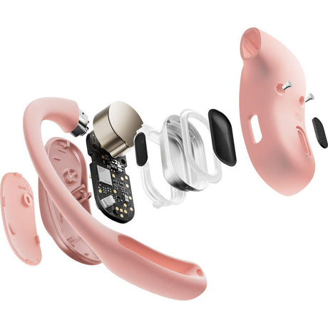 SHOKZ OpenFit Air True Wireless Open - Ear Headphones (Pink) - Fitness New Zealand