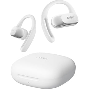 SHOKZ OpenFit Air True Wireless Open - Ear Headphones (White) - Fitness New Zealand
