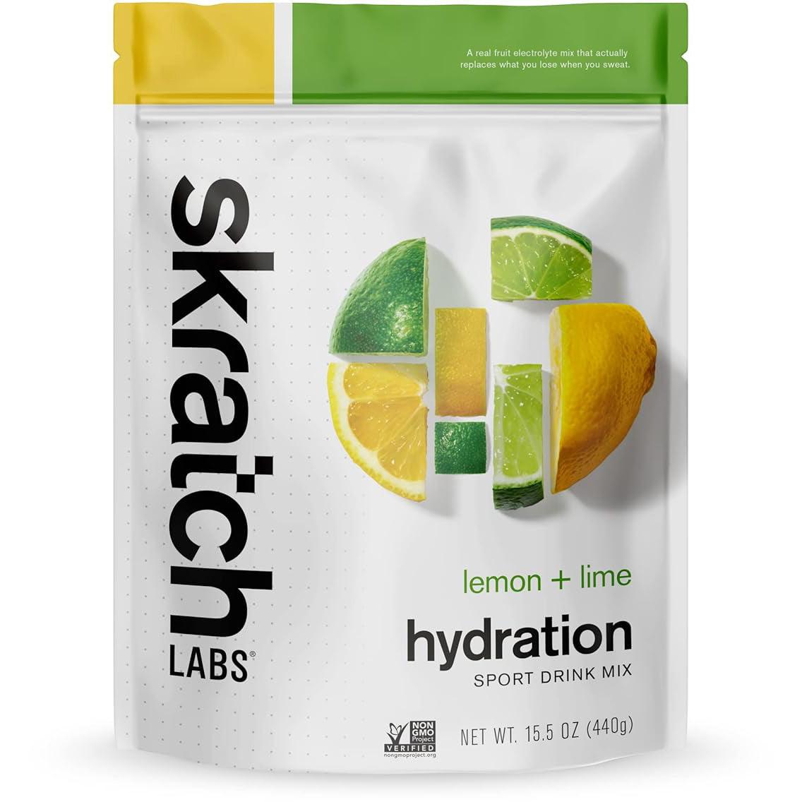 Skratch Labs Hydration Drink Mix - Lemon + Lime - Fitness New Zealand