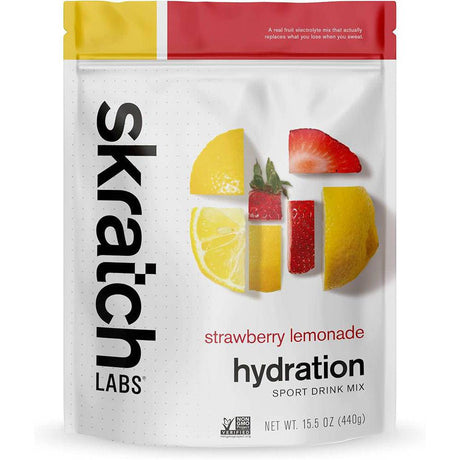Skratch Labs Hydration Drink Mix - Strawberry Lemonade - Fitness New Zealand