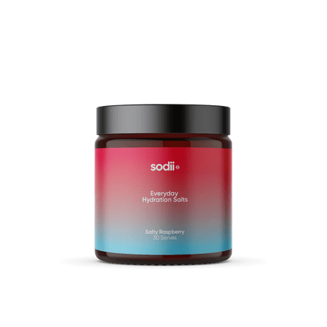 Sodii – Everyday Hydration Salts - Tub – Salty Raspberry - Fitness New Zealand