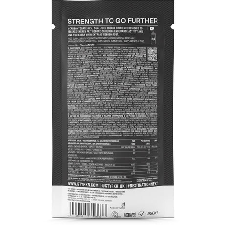 Styrkr Mix90 Caffeine Dual - Carb Energy Drink Mix - Single Serve - Fitness New Zealand