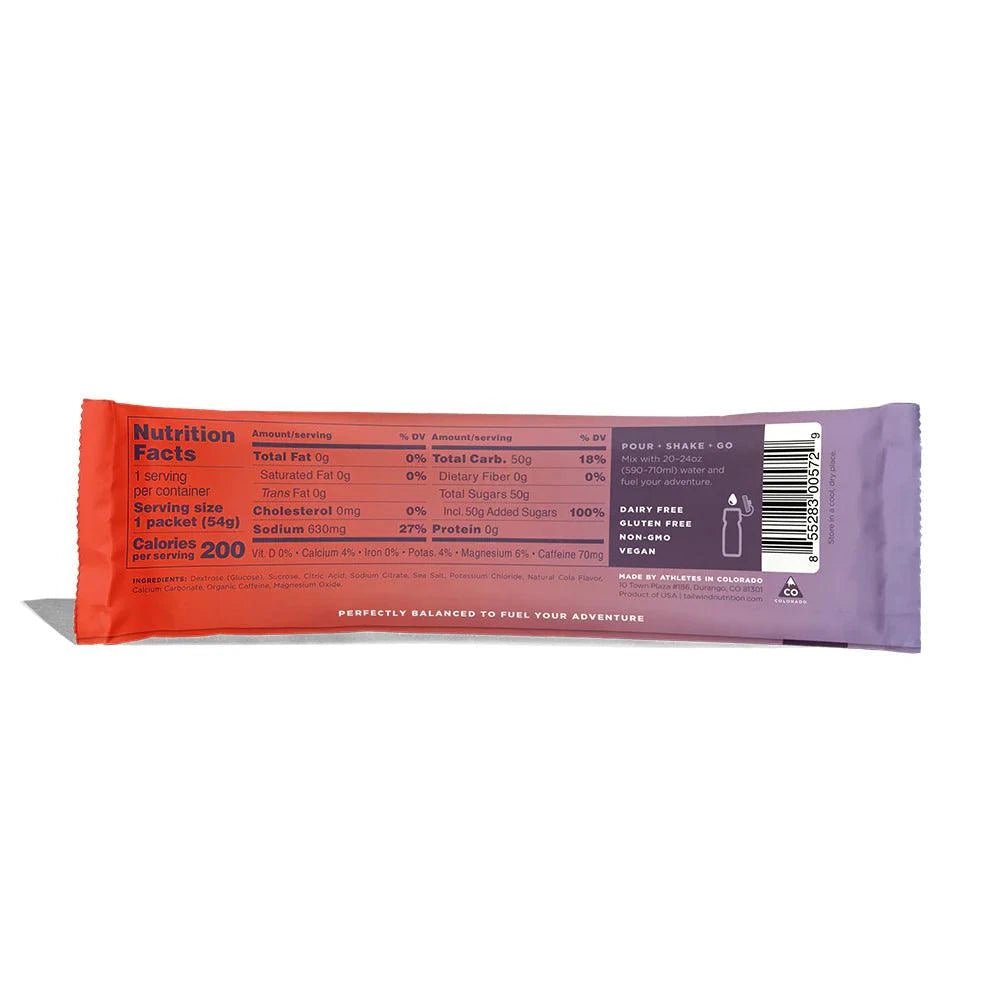 Tailwind Nutrition - Cola - Caffeinated Stick Pack - Fitness New Zealand