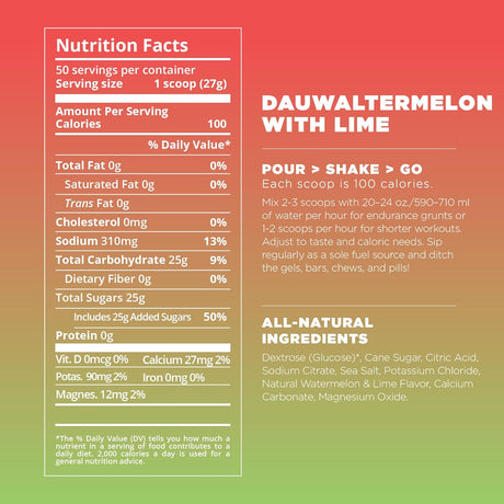 Tailwind Nutrition - Dauwaltermelon - 50 Serve - Fitness New Zealand