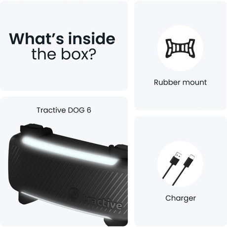 Tractive GPS Tracker Dog 6 (Black) - Fitness New Zealand