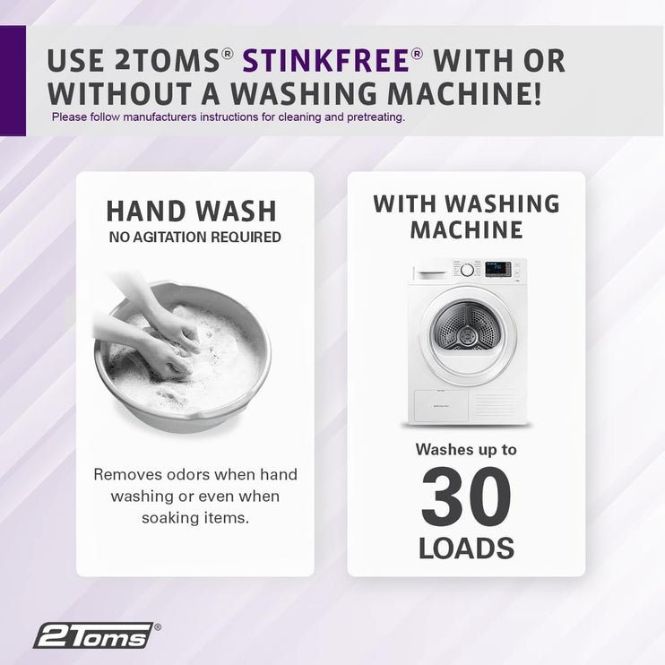 2Toms StinkFree Odor Eliminating Laundry Detergent