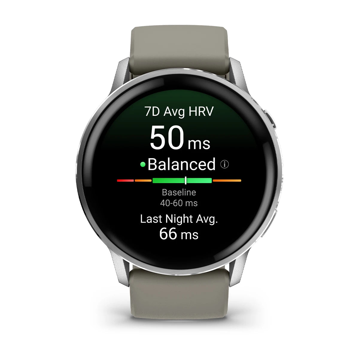 Garmin Venu 4 - 45 mm Silver with Silver Grey Silicone Band