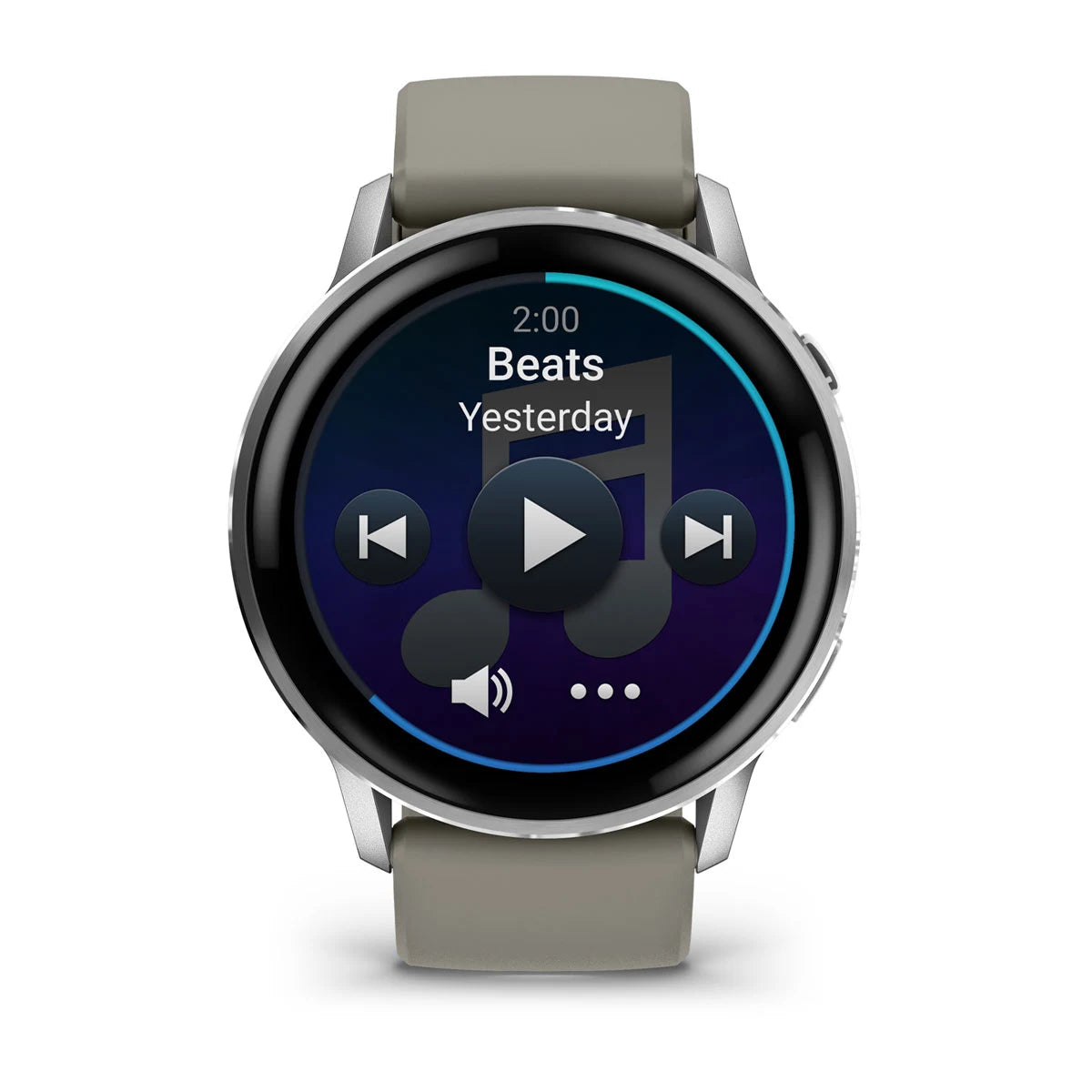 Garmin Venu 4 - 45 mm Silver with Silver Grey Silicone Band