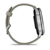 Garmin Venu 4 - 45 mm Silver with Silver Grey Silicone Band