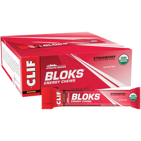 Clif Bloks Energy Chews – STRAWBERRY - Fitness New Zealand