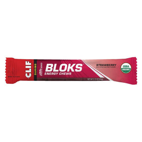 Clif Bloks Energy Chews – STRAWBERRY - Fitness New Zealand