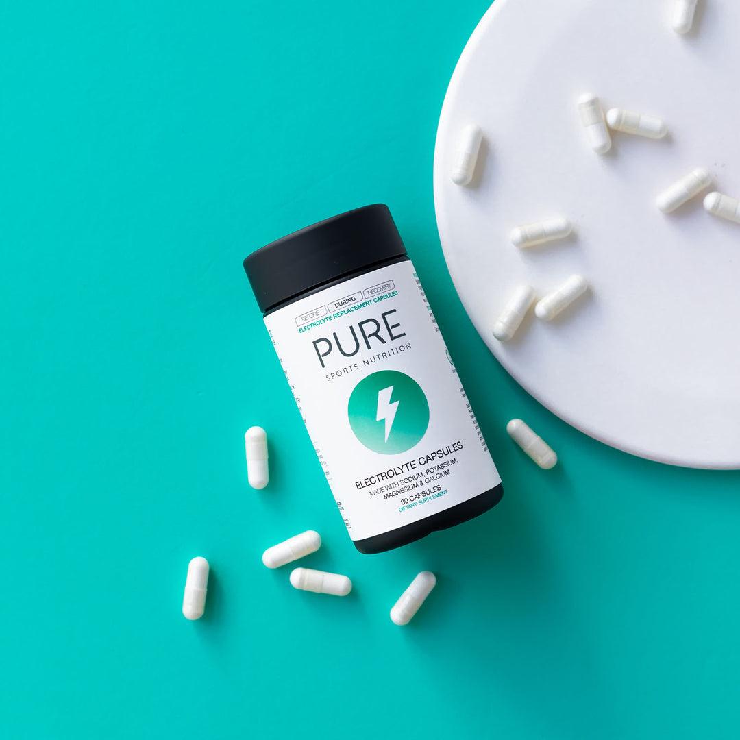 PURE Electrolyte Replacement Capsules (80) - Fitness New Zealand