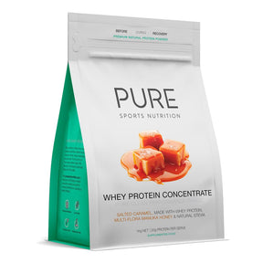 PURE Whey Protein - Honey Salted Caramel - 1kg - Fitness New Zealand