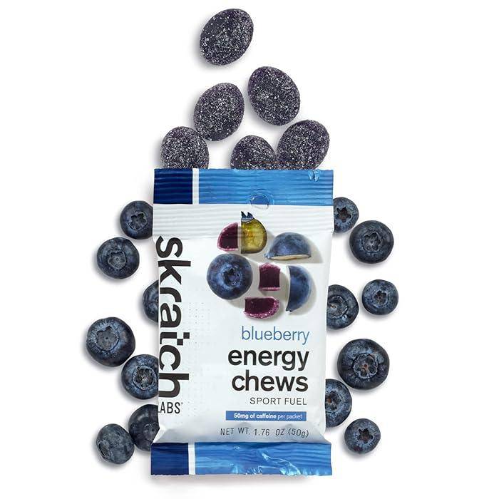 Skratch Labs Blueberry Energy Chews + Caffeine - Fitness New Zealand