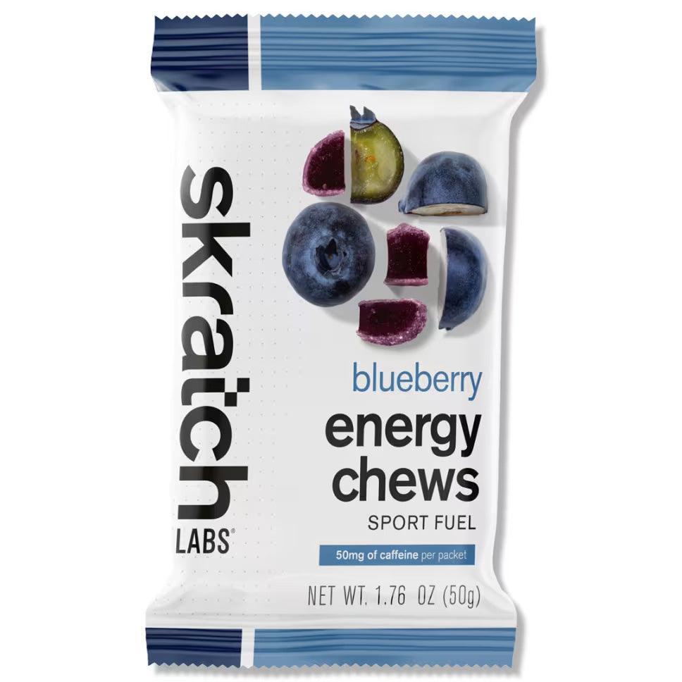 Skratch Labs Blueberry Energy Chews + Caffeine - Fitness New Zealand